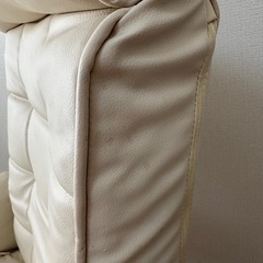 回転チェア/レザー調/折りたたみ/デスクチェア/アイリスオーヤマの画像