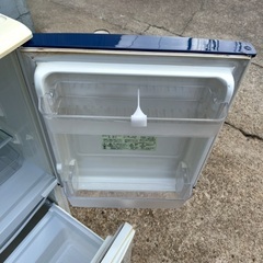 シャープ ノンフロン 冷凍冷蔵庫 2ドア SJ-14E7-KB 137L の画像