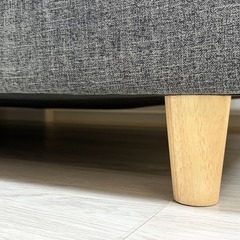 【美品】LOWYA 2人掛けソファ｜ダークグレー｜傷・汚れなし｜1000円でお譲りしますの画像