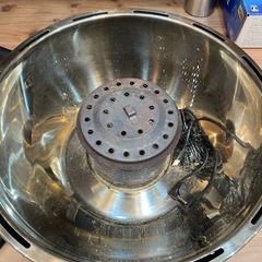 【キャンプ用品】【無煙炭火バーベキューグリル】【ロータスグリル】クリーニング済み【管理番号】1211 橋の画像