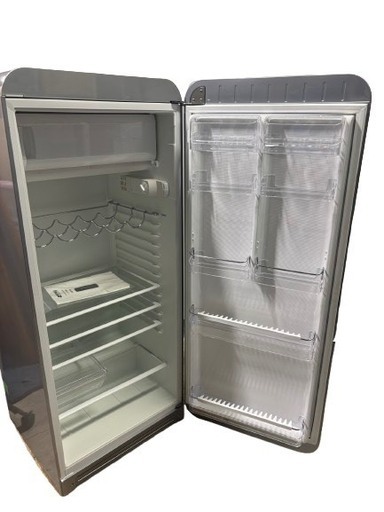 【激レア！】SMEG スメッグ 冷蔵庫　FAB28　シルバー　（在庫：1）