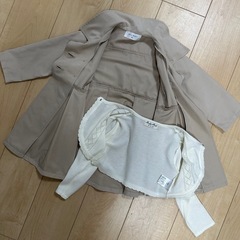 ワンピース セレモニー スーツ 卒入園式 保育園 幼稚園 女の子 ３点セットの画像