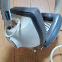 トリオ　TRIO  HS ー1/8  　ステレオヘッドフォン　経年保管品　ジャンク　汚れ黄ばみ有りの画像