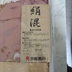 絹混掛け布団の画像