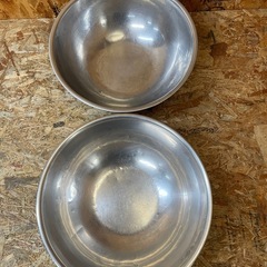 C(7744) 業務用 39㎝ ボウル 2個セット ステンレス 調理器具 厨房用品 飲食店 店舗用 中古の画像