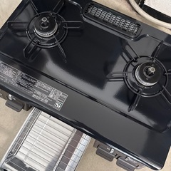 2024年　パロマ   都市ガスコンロ    黒　極美品の画像