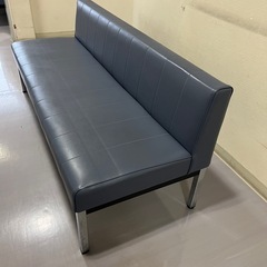 ソファーブルー　150cmの画像