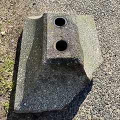 物干し竿の土台破損