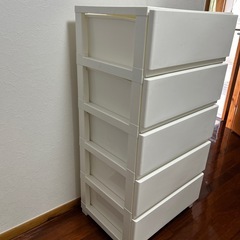 ニトリワイドチェスト5段 の画像