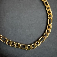  B12*《ステンレス》*メンズ_フィガロチェーンブレスレットの画像