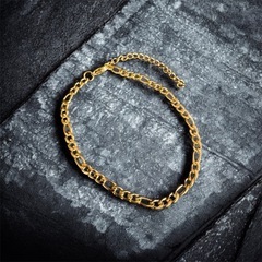  B12*《ステンレス》*メンズ_フィガロチェーンブレスレットの画像