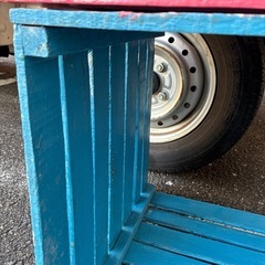 ピンクとブルーのシェルフ２つセットの画像