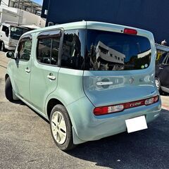 ⭐２７年式★日産キューブ⭐ブラウンレザーシート★２年車検・２年保証付き！下取り可能！の画像