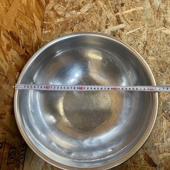 C(7745) 業務用 39㎝ ボウル 2個セット ステンレス 調理器具 厨房用品 飲食店 店舗用 中古の画像