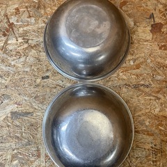 C(7745) 業務用 39㎝ ボウル 2個セット ステンレス 調理器具 厨房用品 飲食店 店舗用 中古の画像