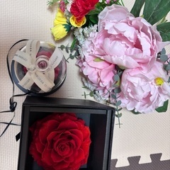 プリザードフラワー　造花の画像