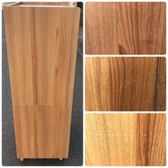 ニトリ レンジラック レンジ台 キッチン収納  収納棚 ナチュラル ベージュの画像