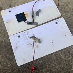 字光灯プレートの画像