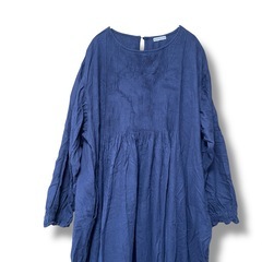 しまむら LAPOCIA コットンワンピース 3Lサイズの画像