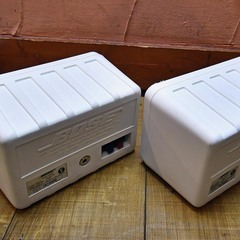 ●BOSE　スピーカー●101MMW　ペア　ブラケット付　白　中古品●相模原　天吊り金具　モニタースピーカー●の画像