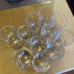 グラス　 11客　11.5×5.5cm ガラス製　飲食店の画像