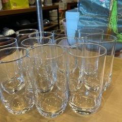 グラス　 11客　11.5×5.5cm ガラス製　飲食店の画像