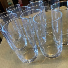 グラス　 11客　11.5×5.5cm ガラス製　飲食店の画像