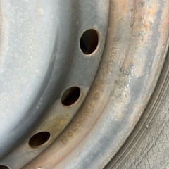 ダイハツ DAIHATSU 純正 ホイール ムーブ スチール 鉄 てっちん 13インチ　2本の画像