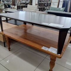 ★リユースのサカイ日立店★HJ8591  折りたたみテーブル ダークブラウン H32.4×D75×W120 クリーニング済み の画像