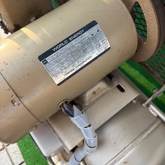 良品 TOSHIBA 東芝 TOSCON 0.75Kw エアコンプレッサー GP5-7S8 100/200V兼用 トスコンの画像