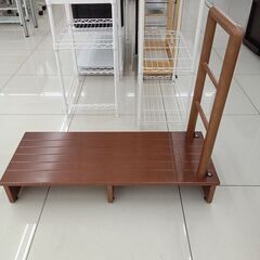 ★リユースのサカイ日立店★HJ8592  手すり付き玄関台 ブラウン H14×D35×W90 クリーニング済み の画像