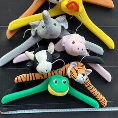 アニマルハンガー/動物 ハンガー/キッズハンガー/ 7本セットの画像
