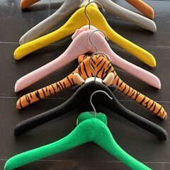 アニマルハンガー/動物 ハンガー/キッズハンガー/ 7本セットの画像