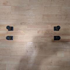 デスクシェルフ モニター台 ゴム集成材 100cm×20cm×約10cmの画像