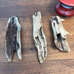 4 飾って可愛い三兄弟　流木、天然物、インテリア、置物の画像