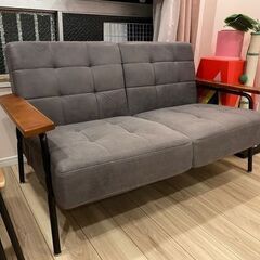 ソファー2人掛け2.5人掛けレザー風フェイクレザーヴィンテージ 男前 西海岸の画像