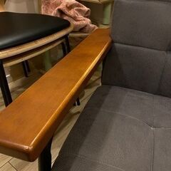 ソファー2人掛け2.5人掛けレザー風フェイクレザーヴィンテージ 男前 西海岸の画像