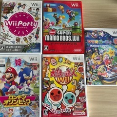 wiiとソフト　差し上げます0円
の画像
