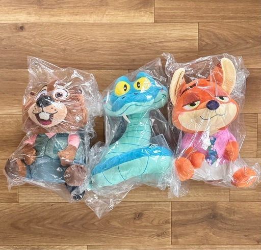 ズートピア2 こてっとぺったん BIGぬいぐるみ ニックアソート 全3種