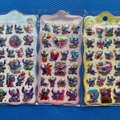 新品未開封 オーロラシール ウォーターインシール ラブブ スティッチ　ボンボンドロップの画像