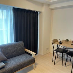 北欧風ソファ（グレー）の画像