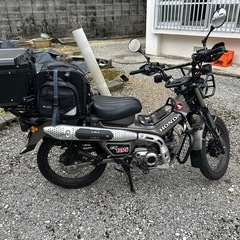 ありがとうございました決まりました！！HONDAハンターカブJA65型メタリックシルバー の画像