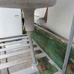 ステンレス１層シンクサイズ幅100センチ奥行55高さ85（90）の画像