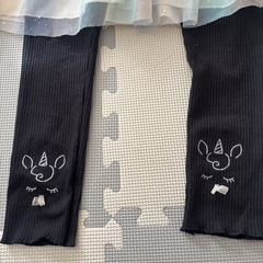 チュールスパッツ付きスカートの画像