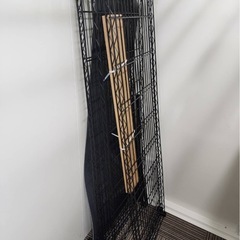 スチールラック　ブラック　幅152cm 　ドウシシャ製　開封済み未使用の画像