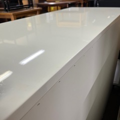 ジャングルジャングル貝塚店　キッチンカウンター　食器棚　キッチン収納　キッチンボード　白　中古　リユース　貝塚市　二色浜の画像