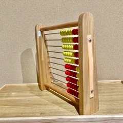 【引取決定済み】トモエそろばん 児童用100玉そろばんアバカス100 中古　美品の画像
