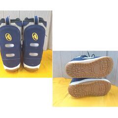 25.0㎝ スノーボードブーツ ATLANTIS ネイビー スノボ靴 スノボブーツ 紐タイプ 西岡店の画像