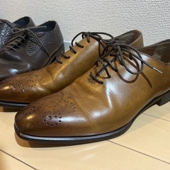 メンズ革靴【4足まとめ売り】25〜25.5cm／ブランド入り／即決OKの画像
