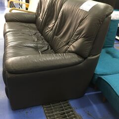 ★リユースのサカイ横浜南店★YM1703 NITORI 三人掛けソファ ダークブラウン W195×D86×H89 クリーニング済みの画像